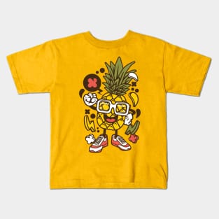 Revolutionary hipster pineapple Kids T-Shirt